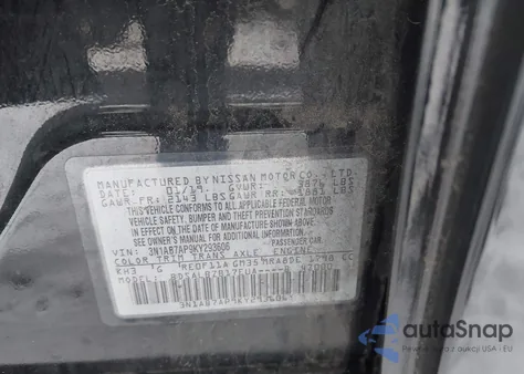 2019 Nissan Sentra S z USA, uszkodzony, nr VIN 3N1AB7AP9KY293606